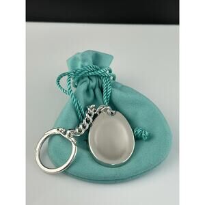 Vintage Tiffany & Co. Sterling Silver 925 Oval Key Chain